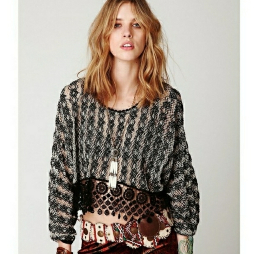 Free People Heirloom Crochet Top